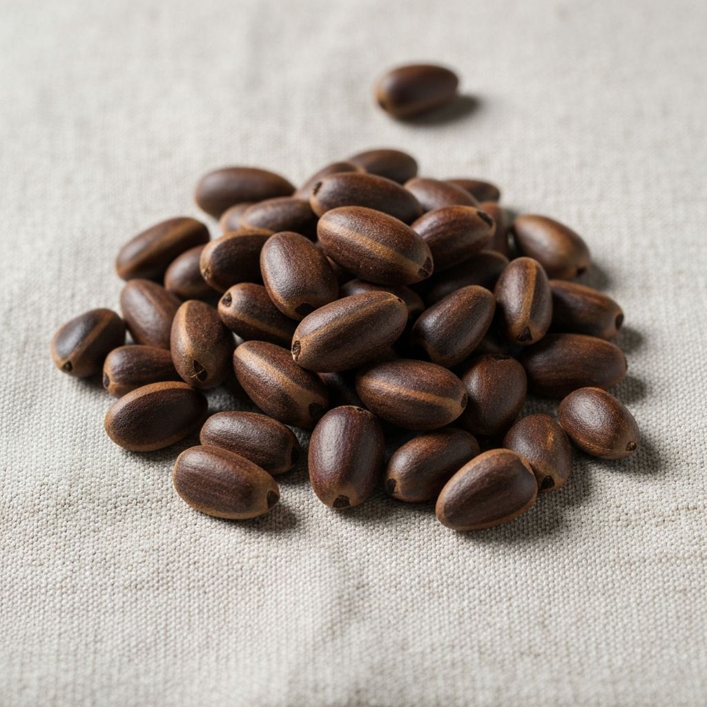 Cedar nuts pile - excellent zinc and vitamin E source